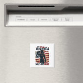 Mama Veteran Hero Patriotic Mütter Day Magnet (In Situ (Geschirrspüler))