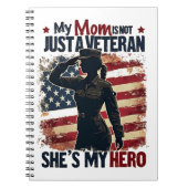 Mama Veteran Hero Patriotic Mütter Day Notizblock (Vorderseite)