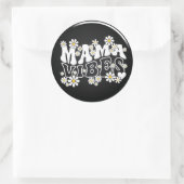 Mama Vibes Classic Round Sticker (Tasche)