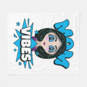 Mama Vibes Fleecedecke (Vorderseite (Horizontal))