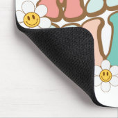 Mama Vibes mit Daisies Mousepad (Ecke)