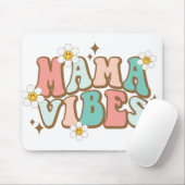 Mama Vibes mit Daisies Mousepad (Mit Mouse)