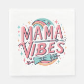 Mama Vibes Serviette (Vorderseite)