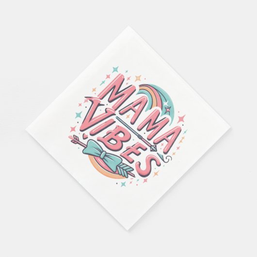 Mama Vibes Serviette (Ecke)
