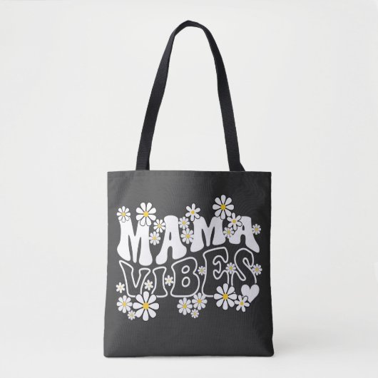Mama Vibes Tote Bag Tasche (Vorderseite)