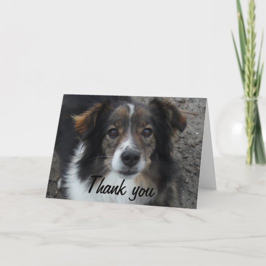 Mama, vielen Dank Dankeskarte (Vorderseite)