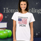Mama | Vintage amerikanische Flagge T-Shirt