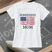 Mama | Vintage amerikanische Flagge T-Shirt