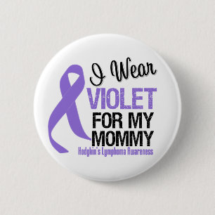 Mama-violettes Band Hodgkins Lymphom Button