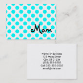 Mama-Visitenkarte Telefonnummerkarte (Vorne/Hinten)
