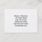 Mama-Visitenkarte Telefonnummerkarte (Rückseite)