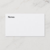 Mama-Visitenkarten Telefonnummerkarte (Rückseite)