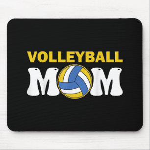 Mama Volleyball Shirt Game Day Funny Player Mousepad