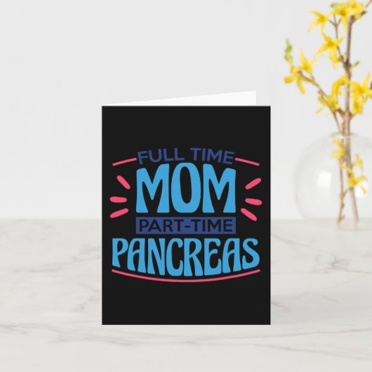 Mama Vollzeit Teilzeitpankreas Karte (Gelbe Blume)