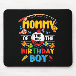 Mama vom großen Fang beim 1. Geburtstagsangeln Mousepad