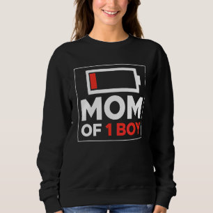 Mama von 1 schwach batteriebetriebenen Jungen müde Sweatshirt