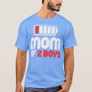 Mama von 2 Jungen Funny Mother Day T-Shirt
