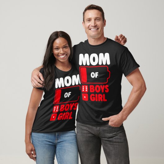 Mama von 6 Jungen und einem Mädchen T-Shirt (Unisex)