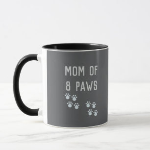 Mama von 8 Pfoten Tasse