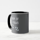 Mama von 8 Pfoten Tasse (Vorderseite Links)