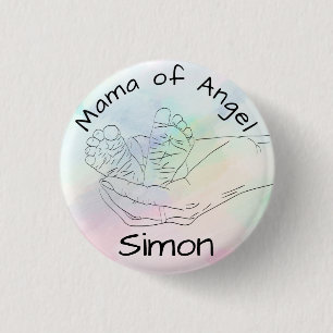 Mama von Angel "Name" Button