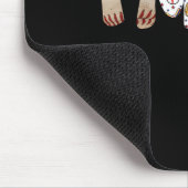 Mama von Baseball- und Softball-Mama-Frauen-Mutter Mousepad (Ecke)