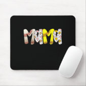 Mama von Baseball- und Softball-Mama-Frauen-Mutter Mousepad (Mit Mouse)