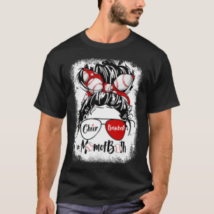 Mama von beiden Messy Bun Haare Brille T-Shirt
