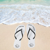 Mama von Brautschwarz und Weiß Badesandalen