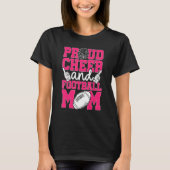 Mama von Cheer und Fußball: die Mama von Fußball u T-Shirt (Vorderseite)
