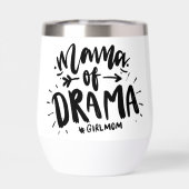 Mama von Drama #girlama lustig (Rückseite)