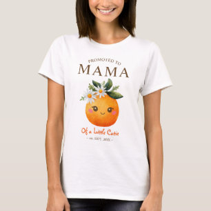 Mama von einer kleinen Süsse Babydusche befördert T-Shirt