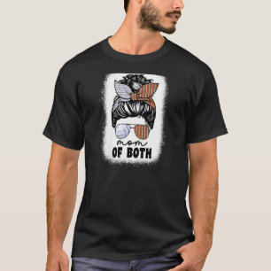 Mama von Frauen sowohl für Volleyball als auch Fuß T-Shirt