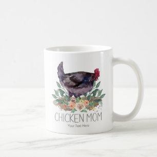 Mama von Hühnern Bio Landwirtschaftliche Landwirts Kaffeetasse