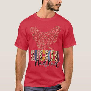 Mama von Hühnern, Hühner Mama, Mama Hen, Blumenhüh T-Shirt