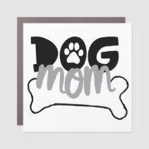 Mama von Hunden Knochenzettel darüber, dass Hunde 