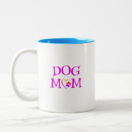 Mama von Hunden Zweifarbige Tasse