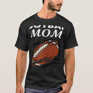 Mama von Jungen in der Liebe Fußball T-Shirt