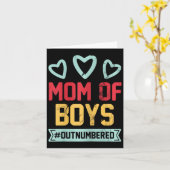 Mama von Jungen #übertroffene Eltern von Mamas Fun Karte (Gelbe Blume)