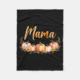 Mama von kleinen Kürbis ersten Geburtstag Herbst K Fleecedecke