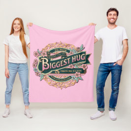 Mama von mir an Sie senden Fleecedecke