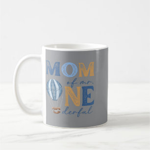 Mama von Mr Onederful zum 1. Geburtstag Hot Air Kaffeetasse