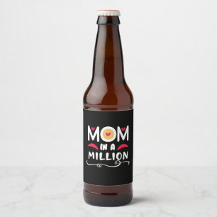 Mama von Mutterschenken in einer Million Bierflaschenetikett