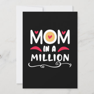 Mama von Mutterschenken in einer Million Einladung