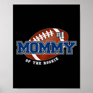 Mama von Rookie zum 1. Geburtstag Fußball-Thema pa Poster