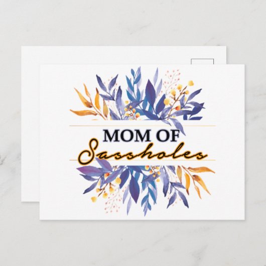 Mama von Sassholes Postkarte (Vorne/Hinten)