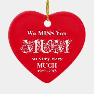 Mama von Speicher - Mum Custom Kids Names Keramik Ornament