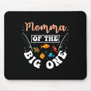 Mama von The Big One Angel-Fisch Geburtstagsfeier Mousepad