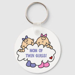 Mama von Twin Girls Tshirts and Gifts Schlüsselanhänger