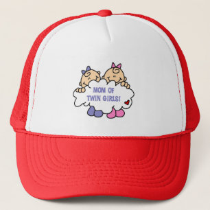 Mama von Twin Girls Tshirts and Gifts Truckerkappe